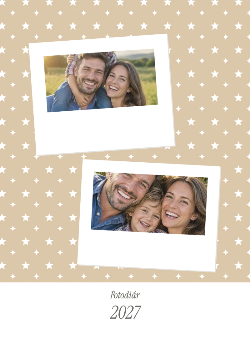 Obálka fotodiára Rozhádzané polaroidy